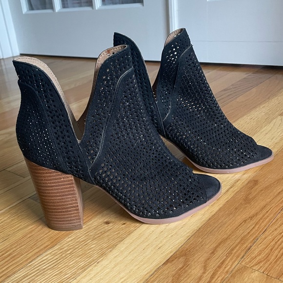 Sparkly Peep Toe Booties - Picture 7 of 7